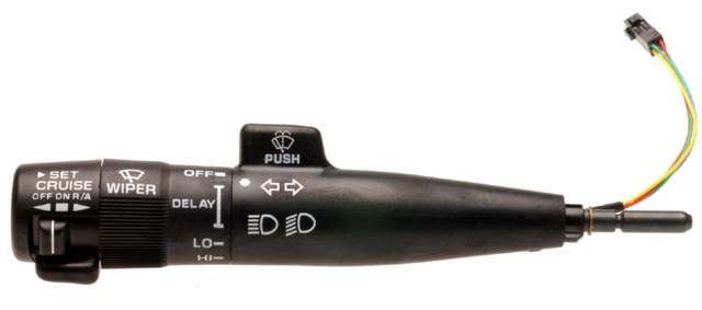 25140856 - Steering: Signal Lever for Buick: Century, Commercial Chassis, LeSabre, Park Avenue, Riviera, Roadmaster | Cadillac: 60 Special, DeVille, Eldorado, Fleetwood, Seville | Chevrolet: Caprice | Oldsmobile: 88, Custom Cruiser, Cutlass Ciera, Cutlass Cruiser, LSS, Regency, Toronado | Pontiac: Bonneville Image