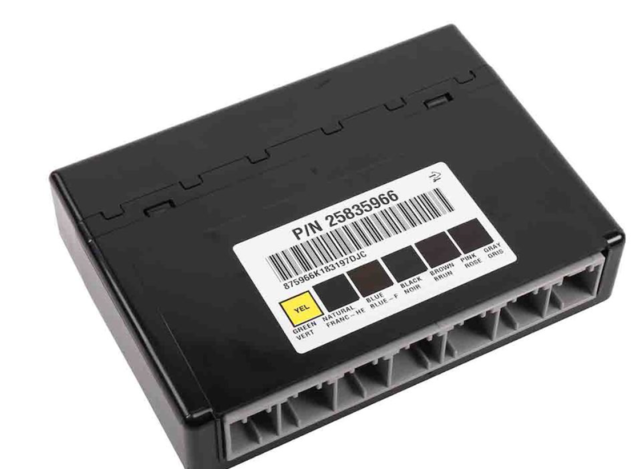 25835966 - : Body Control Module for Cadillac: Escalade, Escalade ESV, Escalade EXT | Chevrolet: Avalanche, Silverado 1500, Silverado 2500 HD, Silverado 3500 HD, Suburban 1500, Suburban 2500, Tahoe | GMC: Sierra 1500, Sierra 2500 HD, Sierra 3500 HD, Yukon, Yukon XL 1500, Yukon XL 2500 Image
