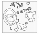 84946350 - Steering: Steering Wheel for Chevrolet: Silverado 1500, Silverado 1500 LTD, Silverado 2500 HD, Silverado 3500 HD | GMC: Sierra 2500 HD, Sierra 3500 HD Image