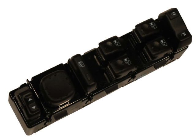 15883321 - Electrical: Window Switch for Cadillac: Escalade, Escalade ESV, Escalade EXT | Chevrolet: Avalanche 1500, Avalanche 2500, Silverado 1500, Silverado 1500 HD, Silverado 2500 HD, Silverado 3500, Suburban 1500, Suburban 2500, Tahoe | GMC: Sierra 1500, Sierra 1500 HD, Sierra 2500 HD, Sierra 3500, Yukon, Yukon XL 1500, Yukon XL 2500 Image