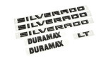 86539778 - Body: Exterior Emblems, Silverado LT, Black for GM Image