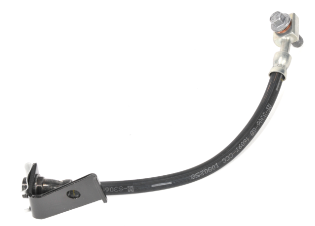 19366703 - Brakes: Brake Hose for Cadillac: Escalade, Escalade ESV, Escalade EXT | Chevrolet: Avalanche 1500, Avalanche 2500, Silverado 1500, Silverado 1500 HD, Suburban 1500, Suburban 2500, Tahoe | GMC: Sierra 1500, Sierra 1500 HD, Yukon, Yukon XL 1500, Yukon XL 2500 Image