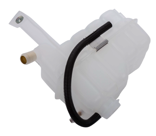 19353731 - Cooling System: Recovery Tank for Cadillac: Escalade, Escalade ESV, Escalade EXT | Chevrolet: Avalanche 1500, Avalanche 2500, Silverado 1500, Silverado 1500 HD, Silverado 2500, Silverado 2500 HD, Silverado 2500 HD Classic, Silverado 3500, Silverado 3500 Classic, Suburban 1500, Suburban 2500, Tahoe | GMC: Sierra 1500, Sierra 1500 HD, Sierra 2500, Sierra 2500 HD, Sierra 2500 HD Classic, Sierra 3500, Sierra 3500 Classic, Yukon, Yukon XL 1500, Yukon XL 2500 | Hummer: H2 Image