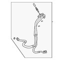 85117905 - HVAC: Front Suction Hose for Chevrolet: Silverado 2500 HD, Silverado 3500 HD | GMC: Sierra 2500 HD, Sierra 3500 HD Image