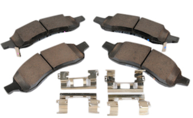 19421474 - : Front Disc Brake Pad Set for Buick: Enclave | Chevrolet: Traverse | GMC: Acadia, Acadia Limited | Saturn: Outlook Image