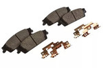 85644145 - : (Replaces 84176465) Rear Disc Brake Pad Set with Clips for Chevrolet: Suburban, Tahoe | GMC: Yukon XL Image
