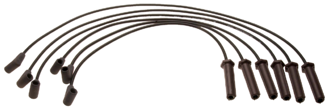 12192462 - Electrical: Plug Wire Set for Buick: Century, Rendezvous | Chevrolet: Impala, Lumina, Malibu, Monte Carlo, Venture | Oldsmobile: Alero, Cutlass, Silhouette | Pontiac: Aztek, Grand Am, Grand Prix, Montana Image