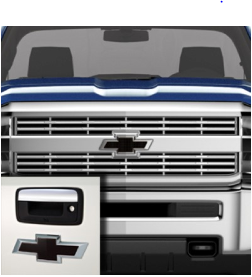 84346558 - Body: Emblem for Chevrolet: Silverado 1500, Silverado 2500 HD, Silverado 3500 HD | GMC: Sierra 2500 HD, Sierra 3500 HD Image