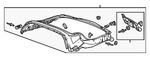 84492397 - : Roof Compartment Panel Frame (Replaces Part Number 23294304) for Chevrolet: Corvette Image