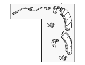 86788820 - : (Replaces 85108017) Brake Pads Front for GM Image