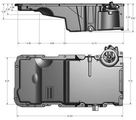 12628771 - Engine: Oil Pan for Chevrolet: Camaro, Express 2500, Express 3500, LCF 3500 | GMC: Savana 2500, Savana 3500 | Pontiac: Firebird Image