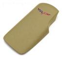 17802449 - Interior: Console Lid - Crossed-Flag Logo - Cashmere for GM Image