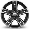 19301160 - : 22 Wheel, 5 Split-Spoke, Gloss Black for Cadillac: Escalade, Escalade ESV | Chevrolet: Silverado 1500, Silverado 1500 LD, Silverado 2500 HD, Silverado 3500 HD, Suburban, Suburban 3500 HD, Tahoe | GMC: Sierra 1500, Sierra 1500 Limited, Yukon Image