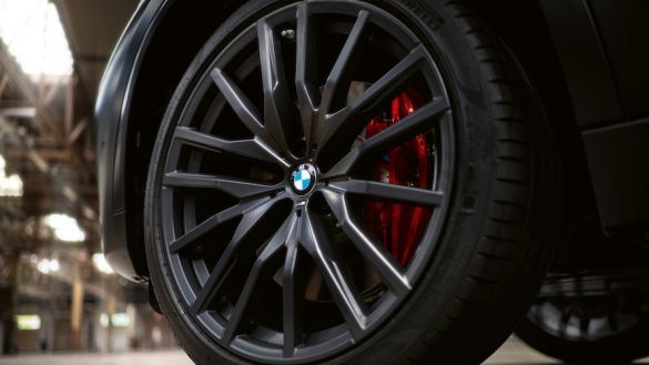 36105A1F4F9 - : BMW OEM 742M DOUBLE SPOKE WHEEL IN ORBIT GREY 22" - REAR for BMW Image