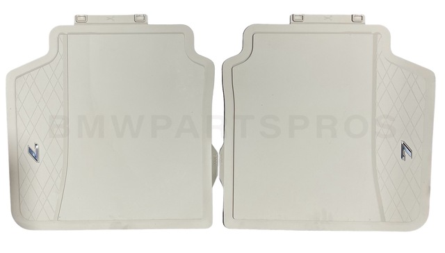 51472365431 - : BMW OEM ALL-WEATHER FLOORMATS IN BEIGE - REAR for BMW: 740i, 740i xDrive, 750i xDrive, M2, M760i xDrive Image