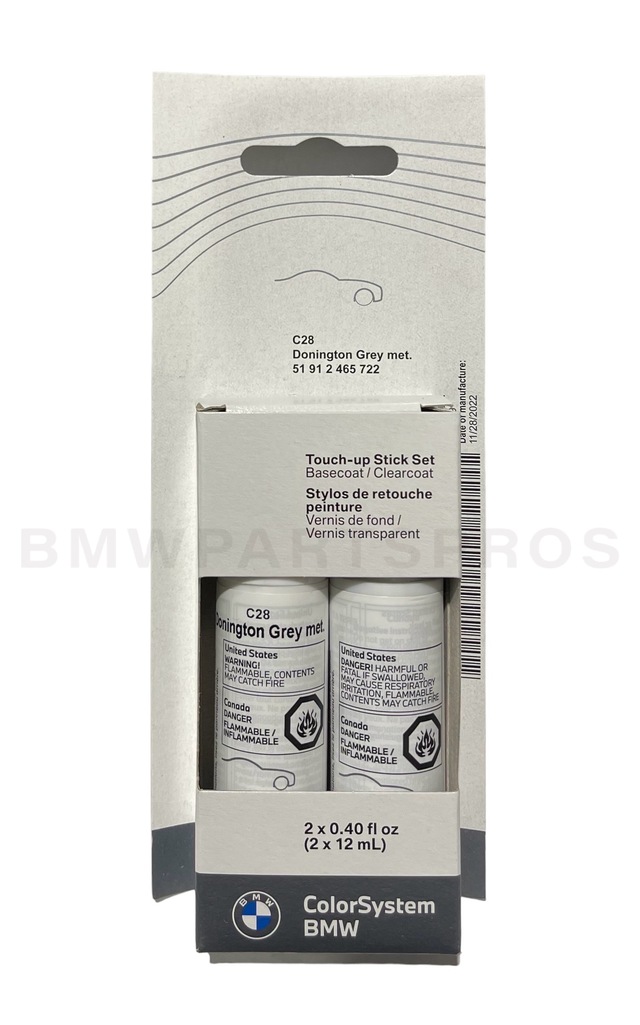 51912465722 - : BMW OEM TOUCH-UP STICK - DONINGTON GREY METALLIC for BMW Image