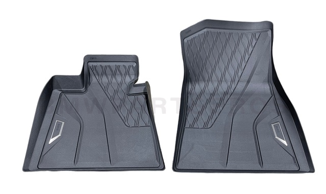 BMW X5 All Weather Floor Mats – Front Row Only, 2019-2024, Genuine BMW 51472468551