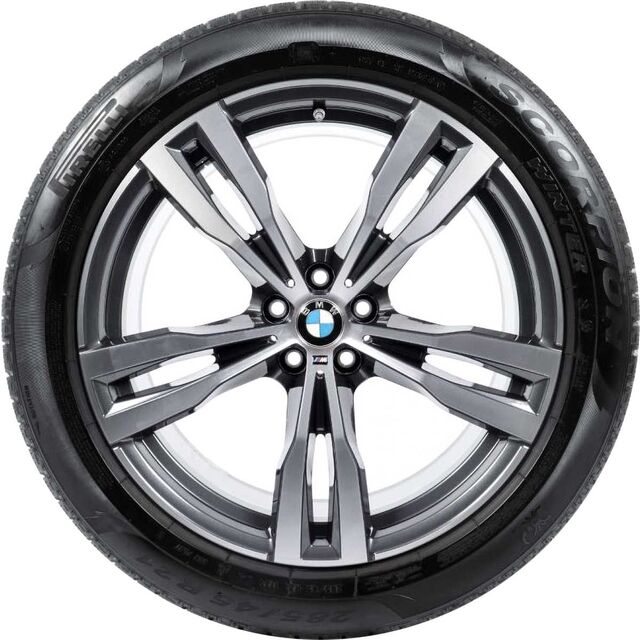 36115A279F0 - : BMW 754M OEM WINTER WHEEL &amp; TIRE IN ORBIT GREY 21" for BMW Image