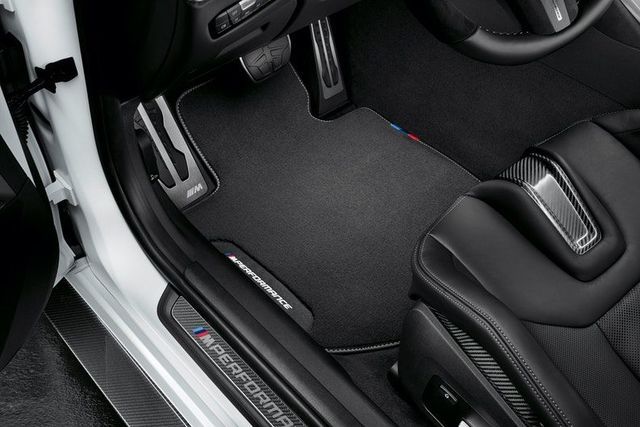 51472468490 - : BMW OEM M PERFORMANCE FLOOR MAT SET - CONVERTIBLE for BMW: 430i, M4 Image