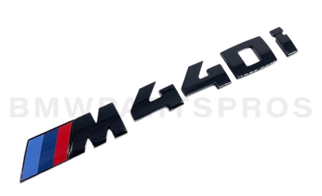 51142472852 - : BMW OEM M PERFORMANCE HIGH-GLOSS BLACK BADGE - M440i for BMW Image
