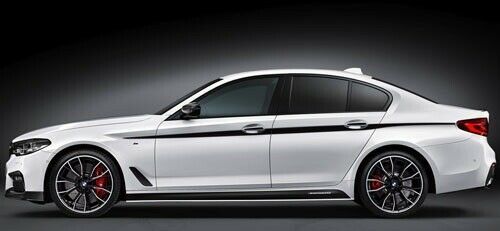 51142432164 - : BMW OEM M PERFORMANCE ACCENT SIDE STRIPE FILM SET for BMW: 530i, 530i xDrive, 540i, 540i xDrive, M550i xDrive Image