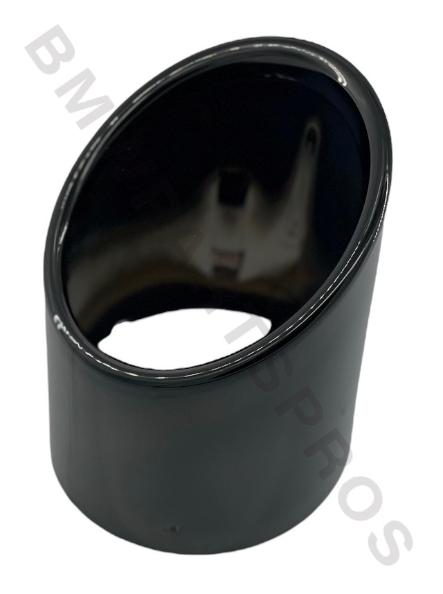 18308058651 - : BMW OEM BLACK CHROME EXHAUST TIP for BMW: X3, X4, X5, X6 Image