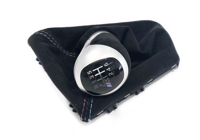 25112413885 - : BMW M PERFORMANCE SHIFT KNOB W/ ALCANTARA BOOT for BMW: M3, M4 Image