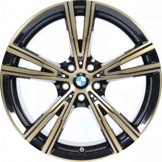 36115A2A3A0 - : BMW OEM 793 WHEEL IN NIGHT GOLD W/ BRIGHT TURNED 19" - FRONT for BMW Image