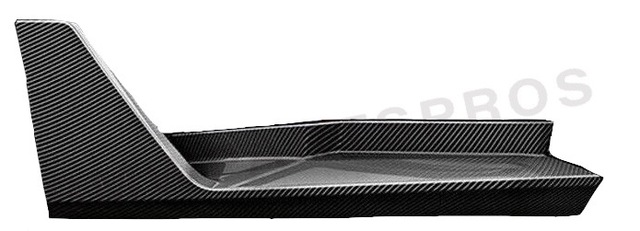 51195A1B175 - : BMW OEM M PERFORMANCE REAR WINGLET IN CARBON FIBER - LEFT for BMW: M4 Image