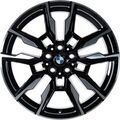 36118089228 - : BMW OEM 861M WHEEL IN JET BLACK W/ BURNISHED FACE 19" - REAR for BMW: 430i Gran Coupe, 430i xDrive Gran Coupe, i4, M440i Gran Coupe, M440i xDrive Gran Coupe Image