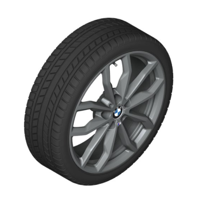 36110003045 - : BMW M PERFORMANCE 18 INCH STYLE 711M COLD WEATHER WHEEL &amp; TIRE for BMW: X2 Image