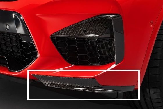 51118077064 - : BMW M PERFORMANCE CARBON FIBER PRESSURE LIP -  RIGHT for BMW: X4 Image