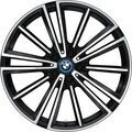 36106880106 - : BMW OEM 516 WHEEL IN JET BLACK W/ BURNISHED FACE 20" - REAR for BMW: i8 Image