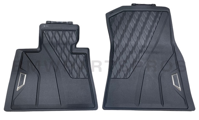 51472458551 - : BMW OEM ALL-WEATHER FLOOR MATS - FRONT for BMW: X5, X6, X7 Image