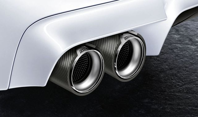 18302348835 - : BMW M PERFORMANCE CARBON FIBER PIPE FINISHER for BMW Image