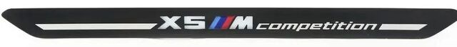 51478095504 - : BMW OEM "X5M COMPETITION" DOOR SILL - FRONT for BMW: X5 Image