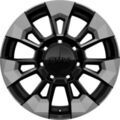 36111543991 - : BMW OEM 923M WHEEL IN BLACK II W/ BRIGHT-MILLED 23" - FRONT for BMW: XM Image