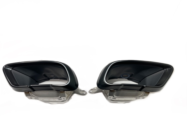 18302464504 - : BMW OEM M PERFORMANCE EXHAUST TIP SET IN MATTE BLACK for BMW: X6, X7 Image