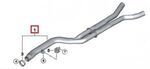 18309894284 - : BMW OEM MIDPIPE for BMW: M2, M240i, M240i xDrive Image