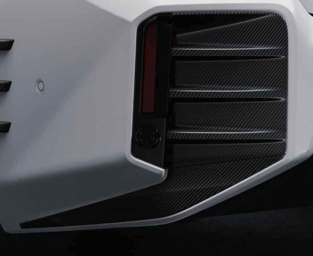 51125A66161 - : BMW OEM M PERFORMANCE REAR ATTACHMENT IN CARBON FIBER - LEFT for BMW Image