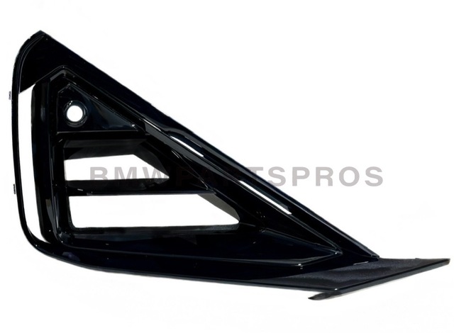 51115A2FCC4 - : BMW OEM FRONT AIR DUCT TRIM IN SHADOW-LINE BLACK - RIGHT for BMW Image