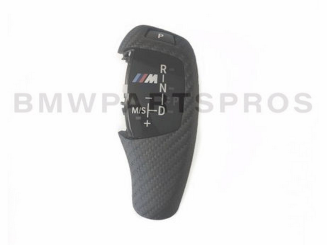 61312250696 - : BMW M PERFORMANCE CARBON FIBER SELECTOR LEVER - AUTOMATIC for BMW: 228i, 228i xDrive, 230i, 230i xDrive, 320i, 320i xDrive, 328d, 328d xDrive, 328i, 328i xDrive, 330e, 330i, 330i xDrive, 335i, 335i xDrive, 340i, 340i xDrive, 428i, 428i xDrive, 430i, 430i xDrive, 435i, 435i xDrive, 440i, 440i xDrive, M235i, M235i xDrive, M240i, M240i xDrive, X4 Image