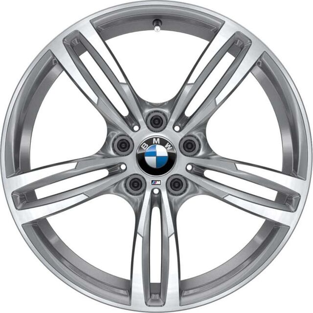 36112284755 - : BMW OEM 19" M DOUBLE SPOKE 437M IN FERRIC GREY - FRONT for BMW: 228i, 228i xDrive, 230i, 230i xDrive, 428i, 428i xDrive, 430i, 430i xDrive, 435i, 435i xDrive, 440i, 440i xDrive, M2, M235i, M235i xDrive, M240i, M240i xDrive, M4 Image
