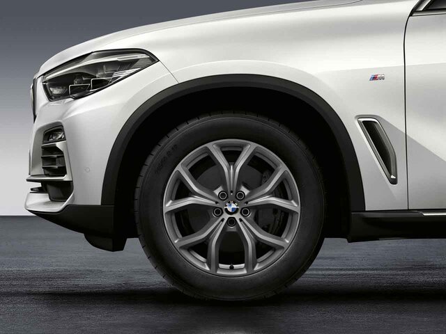 36115A81985 - : BMW OEM 735 WINTER WHEEL AND TIRE IN FERRIC GREY 19" for BMW Image