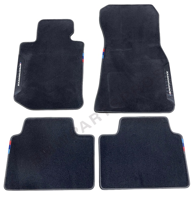 51472457270 - : BMW OEM M PERFORMANCE FLOOR MAT SET for BMW: 330i, 330i xDrive, M3, M340i Image