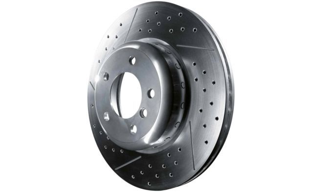 34206797600 - : BMW OEM DRILLED ROTOR - REAR for BMW: 328i GT xDrive, 330i GT xDrive, 335i GT xDrive, 340i GT xDrive, 428i Gran Coupe, 428i xDrive, 428i xDrive Gran Coupe, 430i, 430i Gran Coupe, 430i xDrive, 430i xDrive Gran Coupe, 435i Gran Coupe, 435i xDrive, 435i xDrive Gran Coupe, 440i, 440i Gran Coupe, 440i xDrive, 440i xDrive Gran Coupe Image