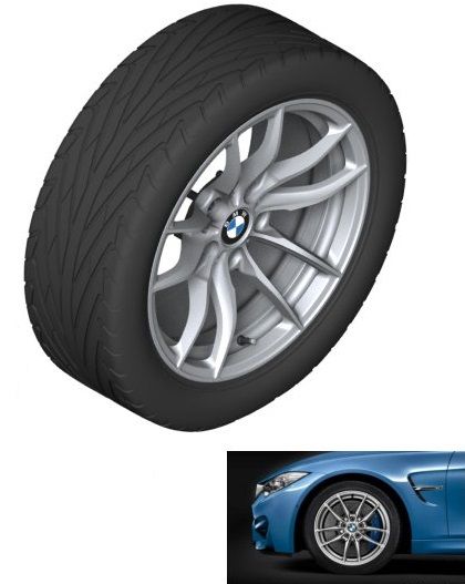 36112284751 - : BMW OEM 513M FORGED ALLOY WHEEL 18" - REAR for BMW: 320i, 320i xDrive, 328d, 328d xDrive, 328i, 328i xDrive, 330e, 330i, 330i xDrive, 335i, 335i xDrive, 340i, 340i xDrive, 428i, 428i xDrive, 430i, 430i xDrive, 435i, 435i xDrive, 440i, 440i xDrive, ActiveHybrid 3, M3, M4 Image