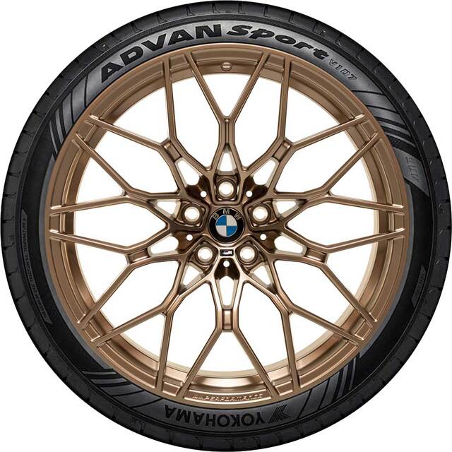 36115A072C5 - : BMW OEM 1000M PERFORMANCE SUMMER WHEEL &amp; TIRE SET IN FROZEN GOLD BRONZE - 20"/21" for BMW Image