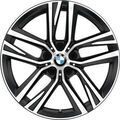 36116896768 - : BMW OEM 853 WHEEL IN GUNMETAL GREY W/ BURNISHED FACE 18" for BMW: 430i Gran Coupe, 430i xDrive Gran Coupe Image
