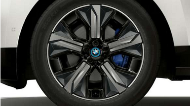 Bmw Oem 1012 Winter Wheel & Tire In Midnight Grey W/ Silver